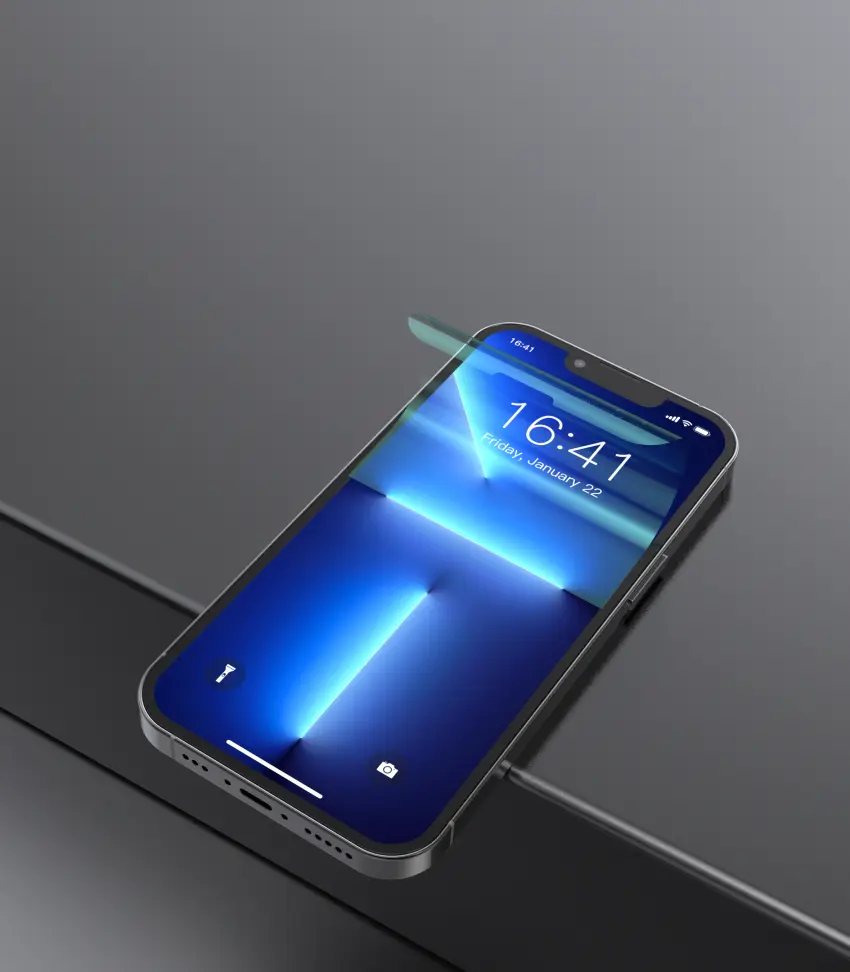 Az intelligens szemvédő hidrogélfólia iPhone-ra